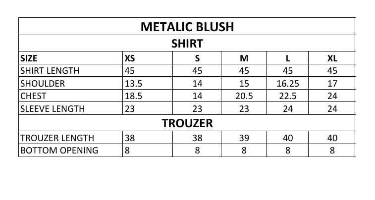 METALIC BLUSH