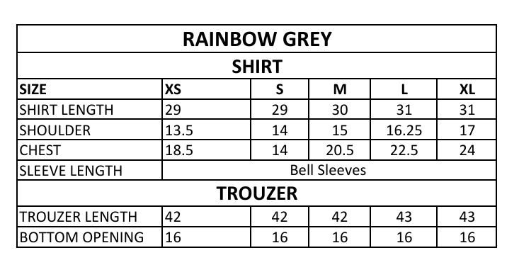 RAINBOW GREY